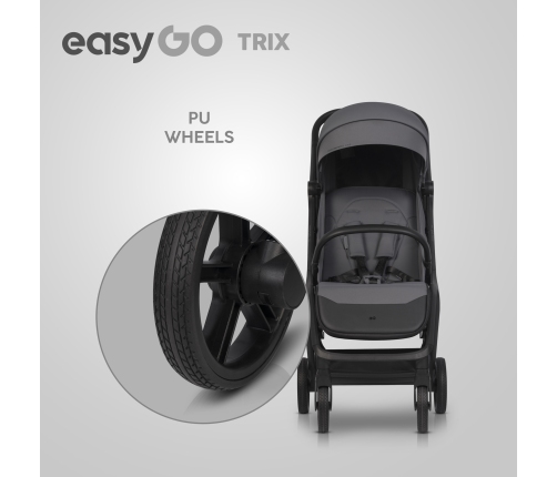 EasyGo Trix Cloudy Gray Stroller