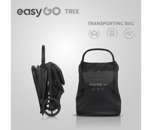 EasyGo Trix Cloudy Gray Stroller