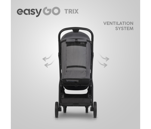 EasyGo Trix Cloudy Gray Stroller
