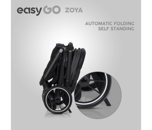 Baby Bassinet for Stroller EasyGo Zoya Cloudy Gray