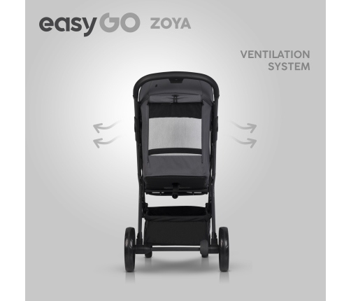 Baby Bassinet for Stroller EasyGo Zoya Cloudy Gray