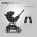 Baby Bassinet for Stroller EasyGo Zoya Cloudy Gray