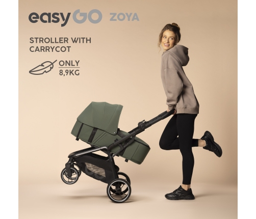 Baby Bassinet for Stroller EasyGo Zoya Cloudy Gray
