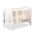 Bērnu gulta Klups IDA BEECH- WHITE 120×60
