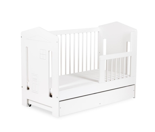 Bērnu gulta Klups IDA BEECH- WHITE 120×60