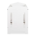 Bērnu gulta Klups IDA BEECH- WHITE 120×60
