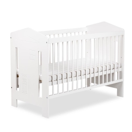 Bērnu gulta Klups IDA BEECH- WHITE 120×60