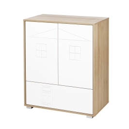 Комод  Klups IDA BEECH- WHITE