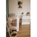 Kumode ar pārtinamo galdiņu Klups NEL HEART WHITE-GREY