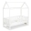 Gultiņa–mājiņa Klups LIV WHITE 160×80