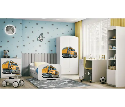Komoda babydreams biała ciężarówka