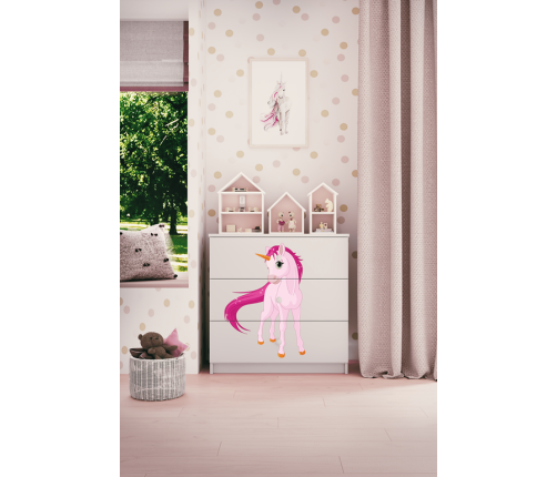 Chest of drawers babydreams white horse