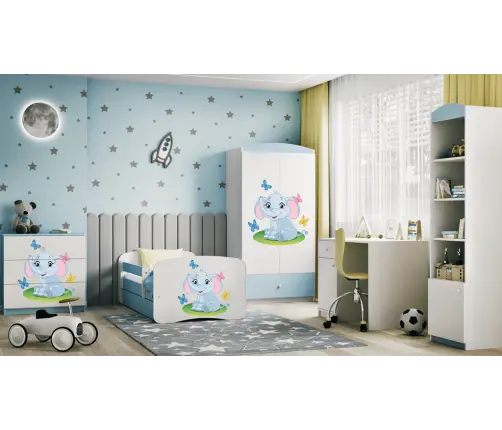 Komoda babydreams niebieska słonik