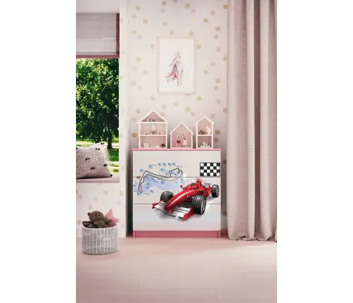 Komoda babydreams różowa formuła