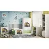 Komoda babydreams zielona ciężarówka