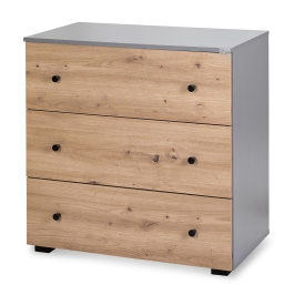Kumode Klups PAULINE GRAPHITE-OAK