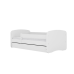 Bed babydreams white frozen land without drawer with mattress 140/70