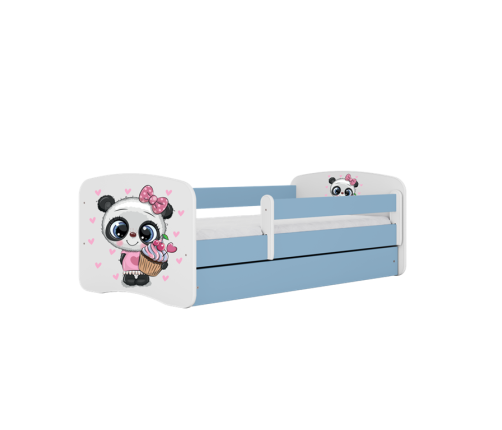 Bed babydreams blue panda without drawer with mattress 160/80