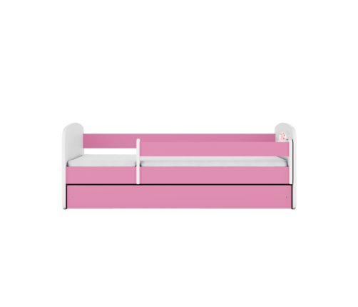 Bed babydreams pink horse without drawer with mattress 180/80