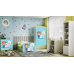Bed babydreams green frozen land without drawer with mattress 180/80
