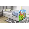 Gulta White Safari bez atvilktnes ar matraci 140x70