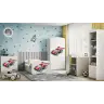 Bērnu gulta Racing Car ar atvilktni ar matraci 180x80