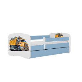 Bērnu gulta Blue Truck ar kasti ar matraci 180/80