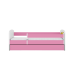Детская кровать Pink Digger без выдвижного ящика с матрасом 160x80