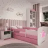 Детская кровать Pink Princess on Horse с ящиком с матрасом 160/80