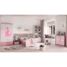 Детская кровать Pink Princess on Horse с ящиком с матрасом 160/80