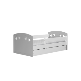 Bed Julia mix grey with drawer with mattress 180/80