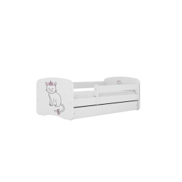 Bed babydreams blue cat without drawer with mattress 160/80