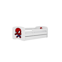 Bed babydreams green spiderman with drawer with mattress 180/80