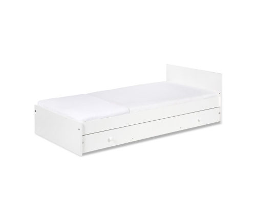 Bērnu gulta-transformeris KLUPS KOMPAKT White 120x60