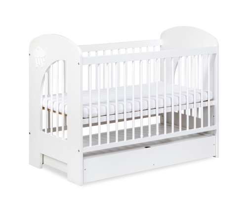 Bērnu gulta Klups NEL CLOUD WHITE 120x60