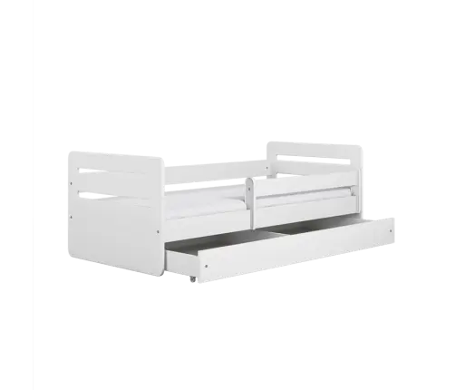Łóżko tomi białe z szufladą materac 180/80