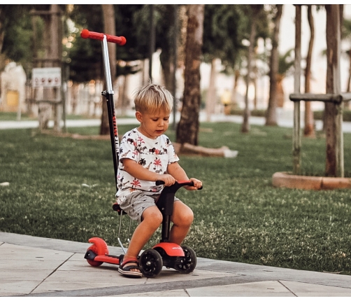 Skrejritenis Milly Mally Little Star Red 3in1