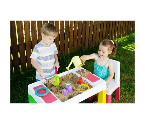 Galdiņš+krēsliņš TEGGI MULTIFUN multicolor