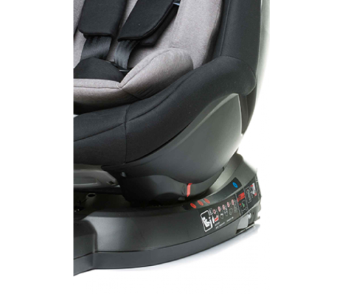 Autosēdeklis NANO-FIX red I-Size 40-105 cm 4BABY [A]