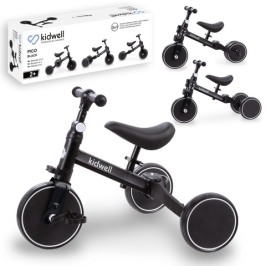 Velosipēds "3-in1" PICO total black, Kidwell