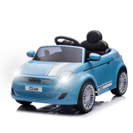 Bērnu elektroauto Fiat 500e Blue