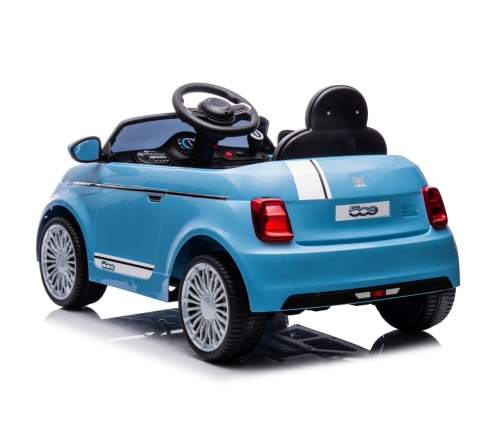 Bērnu elektroauto Fiat 500e Blue