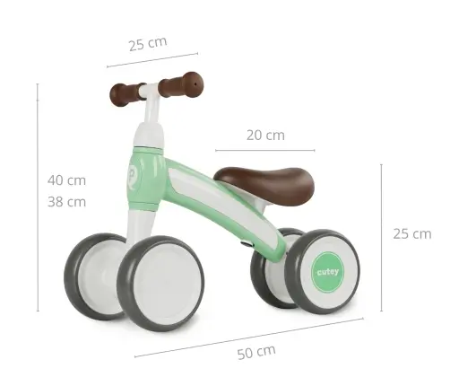 Беговел Qplay Cutey Retro Green