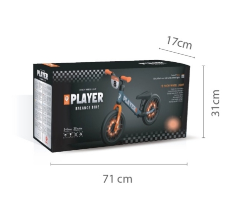 Balansa ritenis Qplay Player Orange