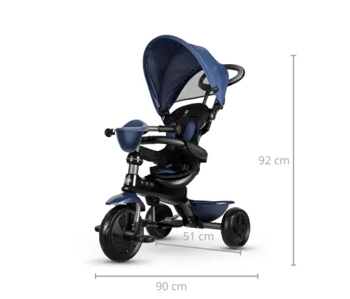 Bērnu trīsritenis Qplay Cosy Blue