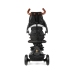Bērnu trīsritenis Qplay Rito Deluxe Rubber Black