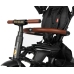 Bērnu trīsritenis Qplay Rito Deluxe Rubber Black