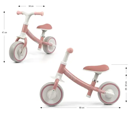 Rowerek Biegowy Skippy Pink