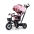 Bērnu trīsritenis Milly Mally Movi Black-Pink
