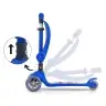 Skrejritenis Milly Mally Fuzzy Blue